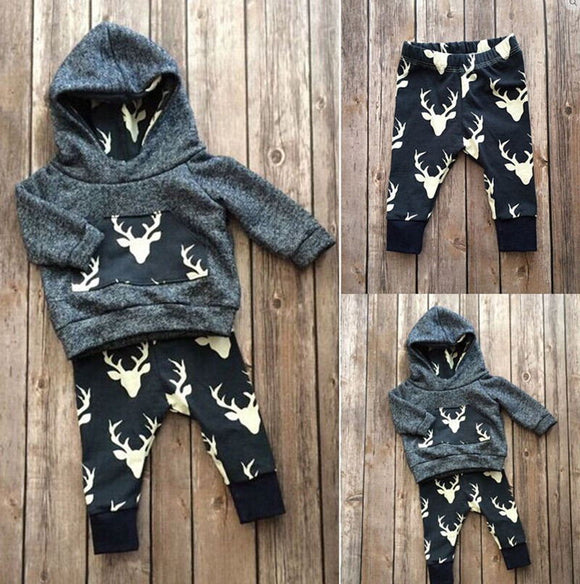 Sudadera de Algodón Negro Clásica