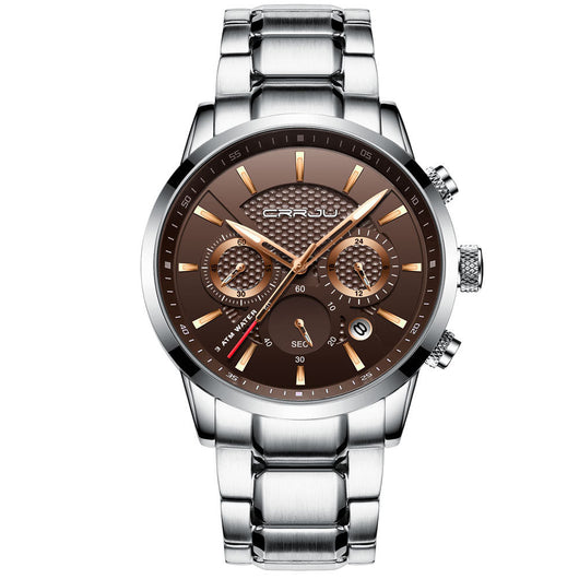 Reloj de Cuarzo Resistente al Agua con Triple Esfera - Image 45