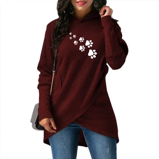 Sudadera con Estampado de Huella de Perro - Image 17