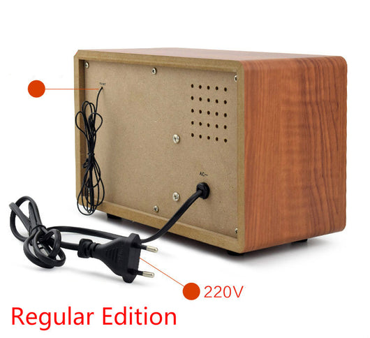 Radio Bluetooth Retro de Madera con Diseño Vintage - Image 8