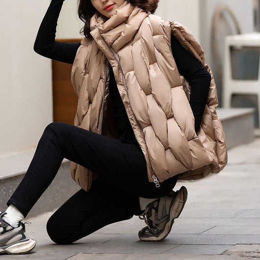 Chaleco de Algodón para Mujer con Cuello Tipo Street - Image 22