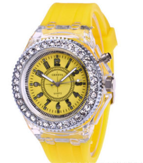 Reloj LED Luminoso Geneva para Mujer con Pulsera de Silicona - Image 13