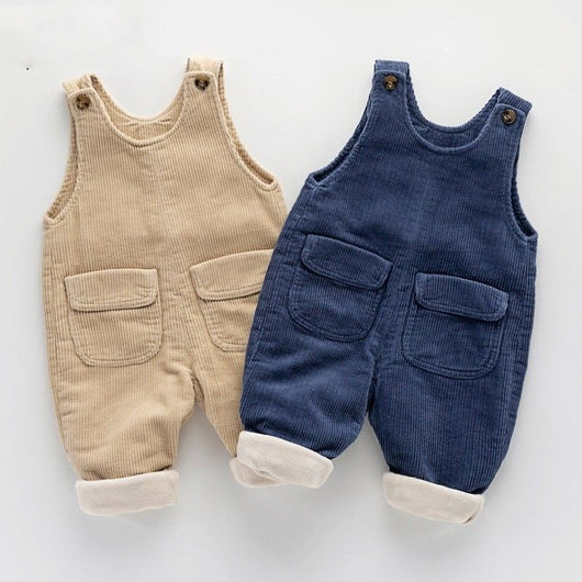 Pantalones Tipo Peto Acolchados para Bebé con Forro Polar - Image 9