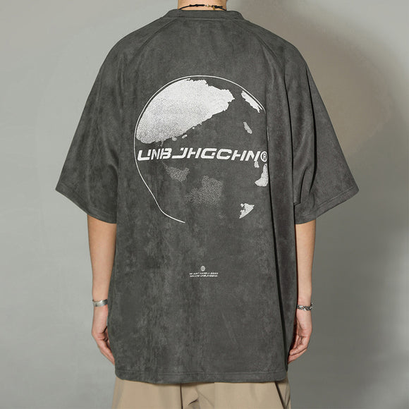 Camiseta Oversize Plus Size en Ante - Manga Corta y Suelta