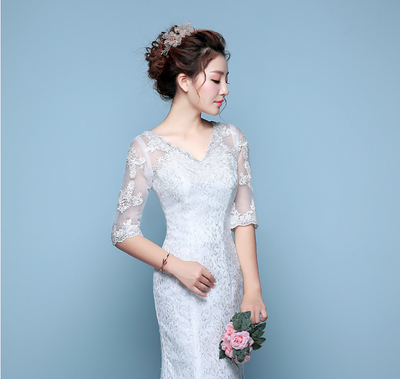 Vestido de Novia Cola Sirena con Cintura Ajustada - Image 5