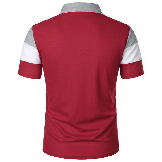 Camiseta Deportiva Hombre Rayas Pecho Contraste - Image 28