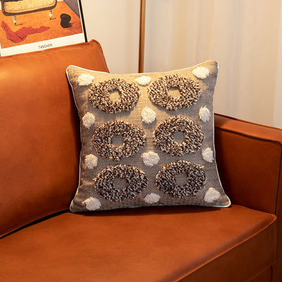 Almohada de Cintura Acolchada en Algodón y Lino para Sofá y Cama - Image 3