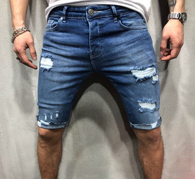 Pantalones Vaqueros Rotos para Hombre - Estilo Urbano - Image 3