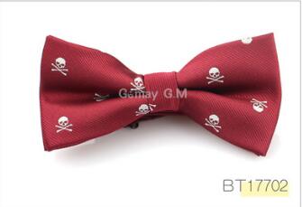 Corbata Calavera de Poliéster para Fiesta de Halloween - Image 5