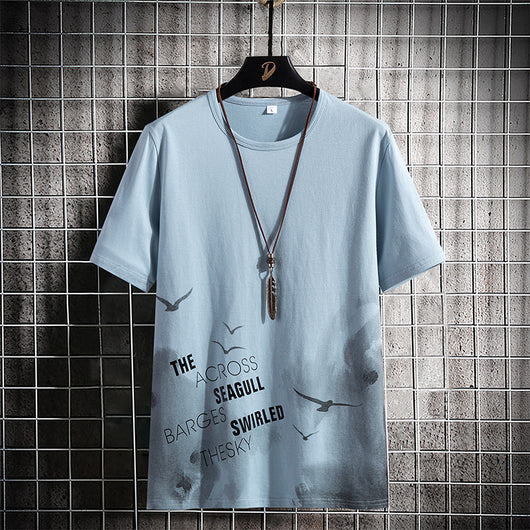Camiseta Casual Cuello Redondo Manga Corta - Image 16