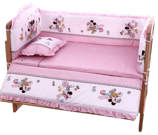 Juego de cama de algodón para bebé de cinco piezas - Image 3