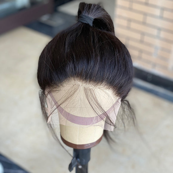 Peluca Frontal 360 Encaje Completo Cabello Humano Real