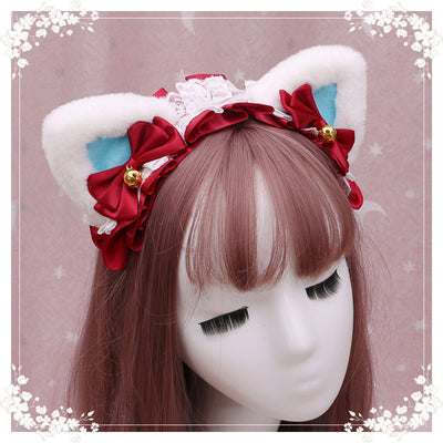 Diadema Lolita Gatita de Peluche con Encaje - Accesorio Anime Japonés - Image 52