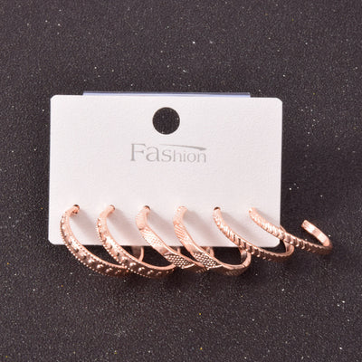 Set de Aretes Cuadrados en Aleación Metálica - Image 25