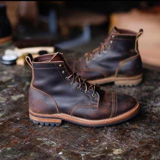 Botas Masculinas con Tacón Grueso y Remaches - Image 4