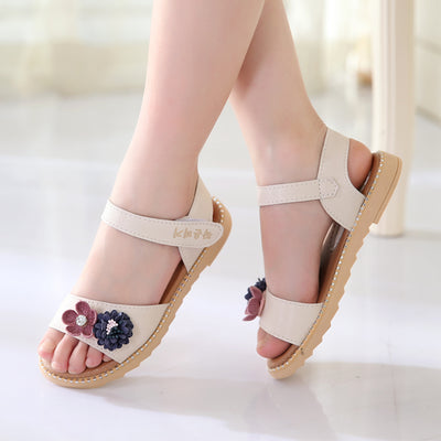 Sandalias Planas para Niñas con Hebilla Estilo Princesa - Image 7