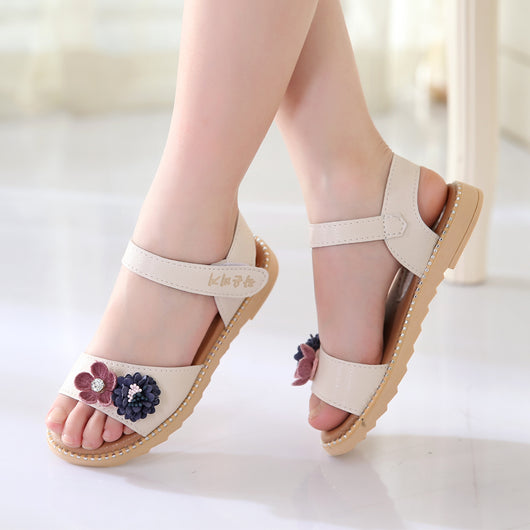 Sandalias Planas para Niñas con Hebilla Estilo Princesa - Image 7