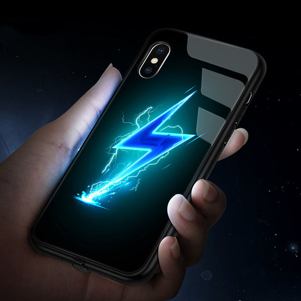 Funda para Teléfono Inteligente Activada por Voz con Cristal Templado Compatible con Apple