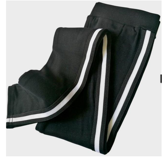 Leggings Deportivos con Raya Lateral - Pantalones Slim Elásticos para Mujer - Image 3