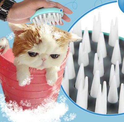 Cepillo de Masaje para Baño de Mascotas - Peine Grooming Perros - Image 3