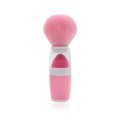 Brocha de Colorete Portátil con Esponja Suave - Herramienta Multiusos para Maquillaje - Image 3