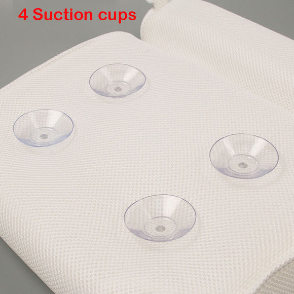Almohada de Spa para Bañera con Burbujas y Soporte Cervical