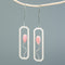 Elegant Lily Queen Snail Earrings Plateado