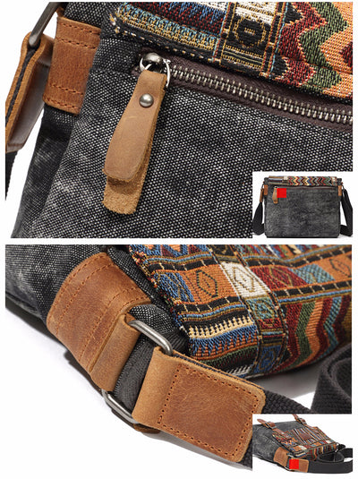 Bolso Diagonal Hombre Estilo Nacional - Image 7
