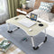 Mesa Dobrável para Notebook com Porta Copos Branco - 60cm