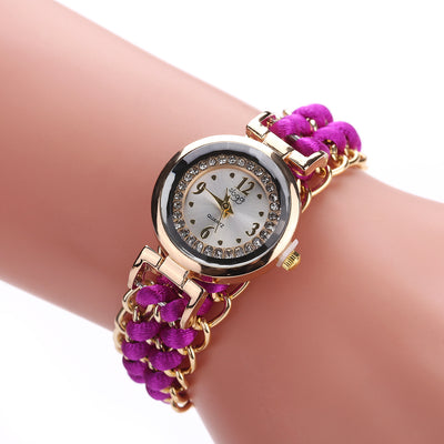 Reloj de Moda Casual para Mujer con Cadena de Cuerda Tejida y Movimiento de Cuarzo - Image 19