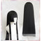 Peluca Larga Lisa Negra Yan Moai Xiaoai para Cosplay