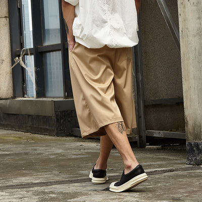 Pantalones anchos con cintura elástica - Image 2