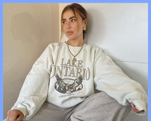 Suéter Gris Verde con Estampado de Letras - Diseño Viral para Mujer - Image 11