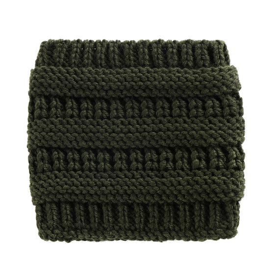 Gorro Tejido con Abertura para Coleta - Beanie Cálido para Invierno - Image 2