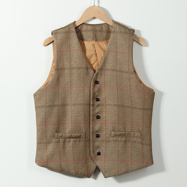 Chaleco Casual de Cuello V para Hombre