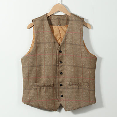 Chaleco Casual de Cuello V para Hombre - Image 2