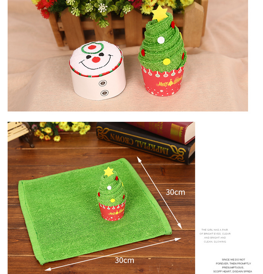 Set de Toallas Navideñas Premium en Caja de Regalo - Image 3