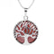 Natural stone pendant Life Tree Necklace T