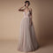 Elegant Wedding and Bridesmaid Dress with Straps