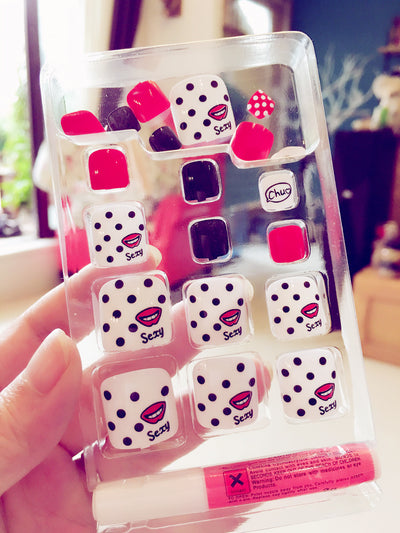 Uñas Acrílicas Artificiales Pro 24 Piezas Adhesivas - Image 23