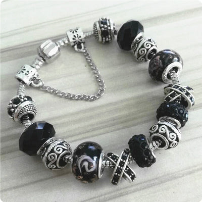 Pulsera de Cristal Artesanal con Cuentas de Vidrio - Image 13