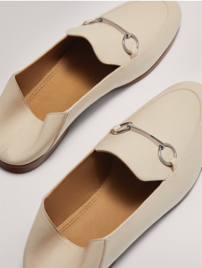 Zapatos Planos Crema - Image 3