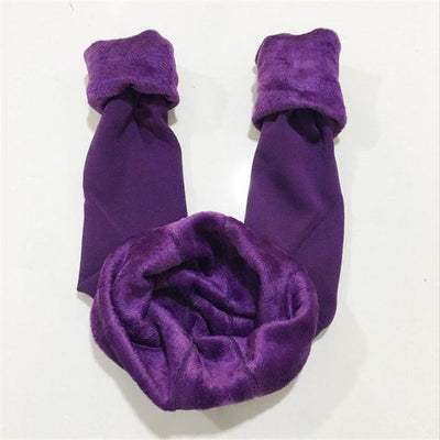 Leggings Térmicos de Invierno para Mujer - Cintura Alta con Forro de Terciopelo - Image 26