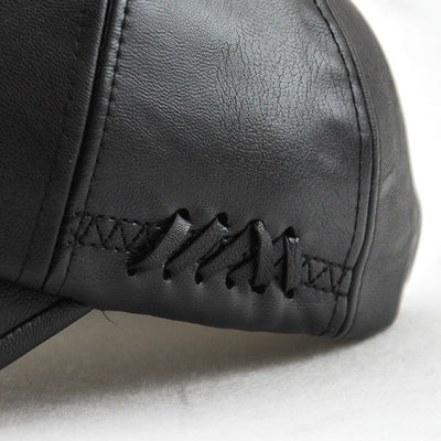 Gorra de Béisbol de Cuero Premium para Otoño e Invierno - Image 2