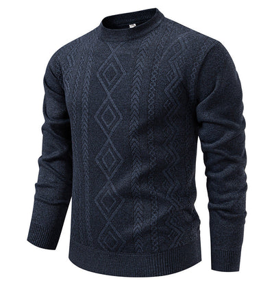 Suéter Tejido Cuello Redondo Cálido y Casual para Hombre - Image 17