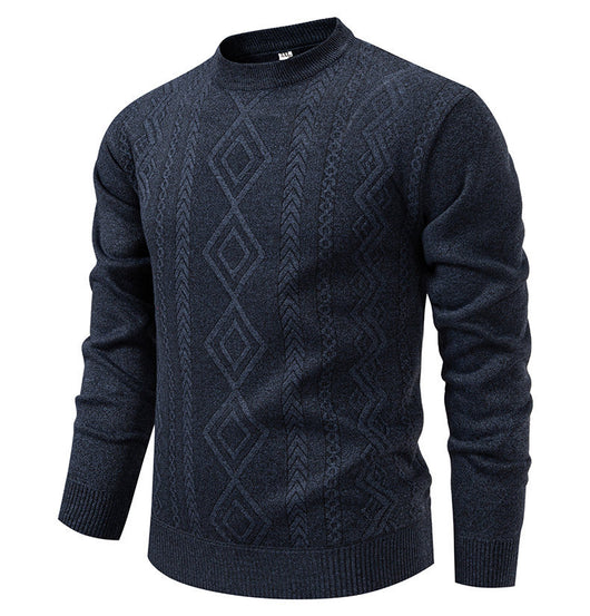 Suéter Tejido Cuello Redondo Cálido y Casual para Hombre - Image 17