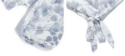 Blusa Floral Calada de Diseño Exclusivo para Mujer - Image 12