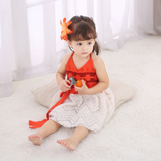 Vestido Princesa Ocean Romance Moana para Niñas - Image 4