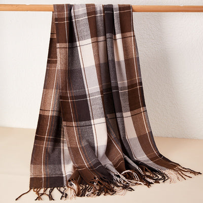 Bufanda Chal Grueso Estilo Coreano para Invierno - Image 13