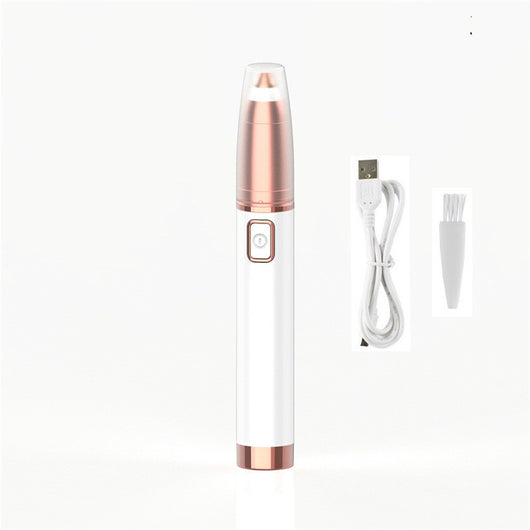 Perfilador de Cejas Eléctrico 2 en 1 con Lápiz de Labios - Image 4